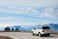 Range Rover Sport Supercharged blanc 3/4 arrière gauche filé