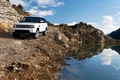 Range Rover Sport Supercharged blanc 3/4 avant gauche