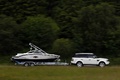 Range Rover Sport Supercharged blanc & remorque + bateau filé
