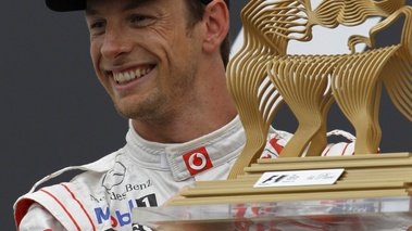 Hongrie 2011 McLaren Button trophée