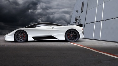 SSC Tuatara - blanc - profil gauche 2