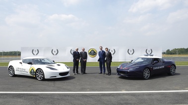 Lotus Evora Carabinieri Lotus driving academy