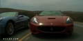 Ferrari California rouge et bleue