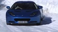 Lotus Evora vs snowboarder