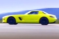 Mercedes SLS AMG E-cell - test David Coulthard