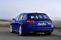 Audi RS6 bleue 3/4 arrière G