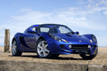 Lotus Elise S bleue 3/4 avant D