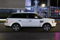 Range Rover Sport blanche 2009 profil