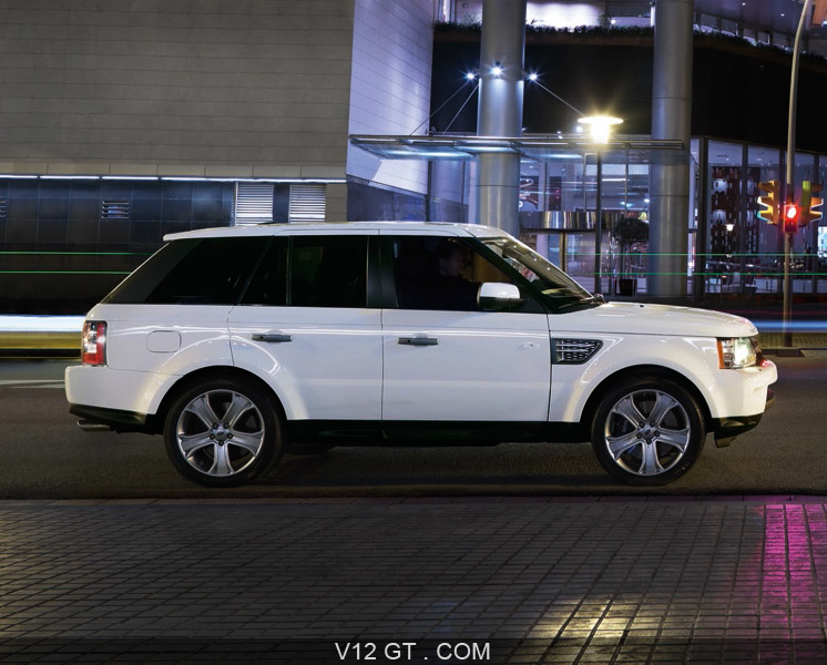 Range Rover Sport blanche 2009 profil Range Rover Photos GT