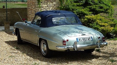 MERCEDES BENZ 190 SL Roadster 1961 - Vue 3/4 arrière gauche