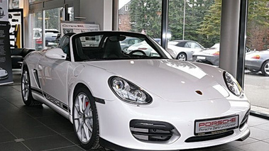 PORSCHE Boxster Spyder 2010 - Vue 3/4 avant droit