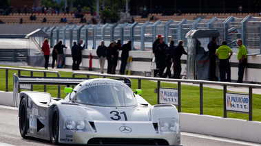 10 000 Tours du Castelet 2011 - Mercedes C11 gris 3/4 avant droit