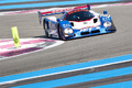 10 000 Tours du Castelet 2011 - Nissan bleu/blanc 3/4 avant droit penché