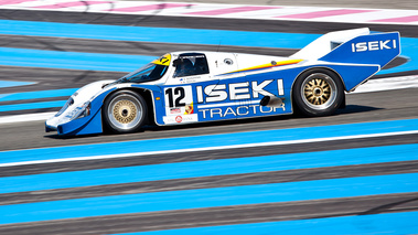 10 000 Tours du Castelet 2011 - Porsche 962 blanc/bleu filé penché