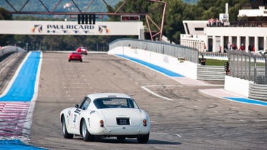 10 000 Tours du Castellet 2012 - Ferrari 250 GTB SWB blanc 3/4 arrière gauche