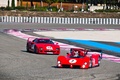 10 000 Tours du Castellet 2012 - Ferrari 333 SP rouge 3/4 avant gauche