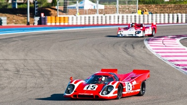 10 000 Tours du Castellet 2012 - Porsche 917 rouge 3/4 avant gauche