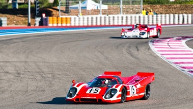 10 000 Tours du Castellet 2012 - Porsche 917 rouge 3/4 avant gauche