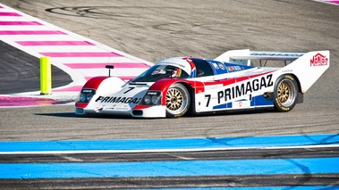 10 000 Tours du Castellet 2012 - Porsche 956 blanc/rouge 3/4 avant gauche