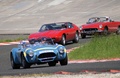 Autodrome Héritage Festival 2012 - Shelby Cobra 427 bleu 3/4 avant droit