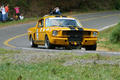 Ford Mustang jaune, action 3-4 avd