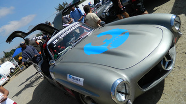 Mercedes 300 SL, grise, 3-4 avd