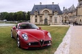 Chantilly Arts & Elégance 2016 - Alfa Romeo 8C Competizione rouge 3/4 avant droit