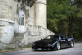 Chantilly Arts & Elégance 2016 - Ferrari F40 noir 3/4 avant gauche