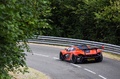 Chantilly Arts & Elégance 2016 - McLaren P1 GTR orange mate 3/4 arrière gauche vue de haut