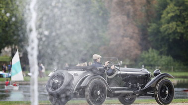 Chantilly Arts & Elégance 2017 - Alfa Romeo 6C 1750 Zagato Spyder noir 3/4 arrière droit