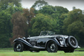 Chantilly Arts & Elégance 2017 - Alfa Romeo 6C 1750 Zagato Spyder noir 3/4 arrière gauche