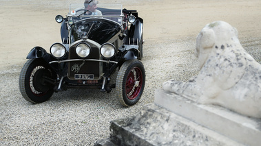 Chantilly Arts & Elégance 2017 - Alfa Romeo 6C 1750 Zagato Spyder noir face avant