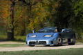 Chantilly Arts & Elégance 2017 - Bugatti EB110 bleu 3/4 avant gauche