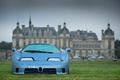 Chantilly Arts & Elégance 2017 - Bugatti EB110 bleu face avant