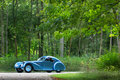 Chantilly Arts & Elégance 2017 - Bugatti Type 57SC Atlantic bleu 3/4 avant gauche 3