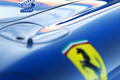 Chantilly Arts & Elégance 2017 - Ferrari 250 GT Sperimentale bleu détail capot 2