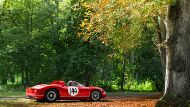 Chantilly Arts & Elégance 2017 - Ferrari 250P rouge 3/4 arrière droit 2