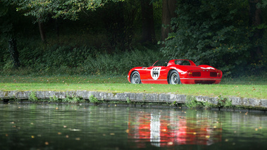 Chantilly Arts & Elégance 2017 - Ferrari 250P rouge 3/4 arrière gauche