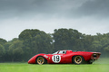 Chantilly Arts & Elégance 2017 - Ferrari 312P rouge profil