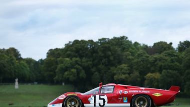 Chantilly Arts & Elégance 2017 - Ferrari 512S rouge profil