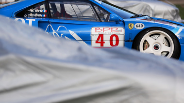 Chantilly Arts & Elégance 2017 - Ferrari F40 LM bleu détail