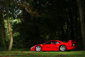 Chantilly Arts & Elégance 2017 - Ferrari F40 rouge 3/4 arrière gauche