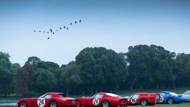 Chantilly Arts & Elégance 2017 - line-up Ferrari 250