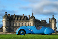 Chantilly Arts & Elégance 2017 - Peugeot 402 Darl'Mat bleu profil