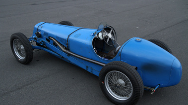 Coupes de Printemps 2012 - Delage 1500 GP bleu 3/4 arrière gauche