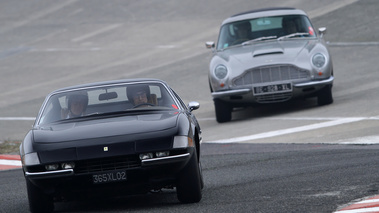 Coupes de Printemps 2012 - Ferrari 365 GTB/4 Daytona noir face avant