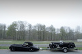 Coupes de Printemps 2012 - Jaguar XK120 noir & Aston Martin noir