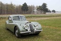 Coupes de Printemps 2012 - Jaguar XK120 vert 3/4 avant droit