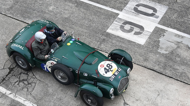 Coupes de Printemps 2013 - ancienne vert 3/4 avant droit vue de haut