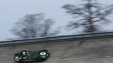 Coupes de Printemps 2013 - Lotus Eleven vert 3/4 avant droit filé